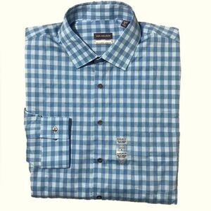 NWT Van Heusen Reg Fit Dress Shirt Size 17-17.5” 34/35